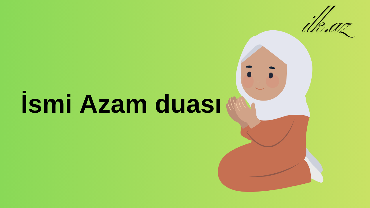 İsmi azam duası