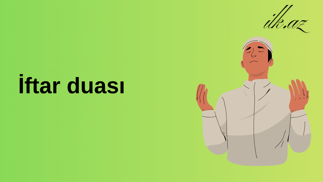 İftar duası 