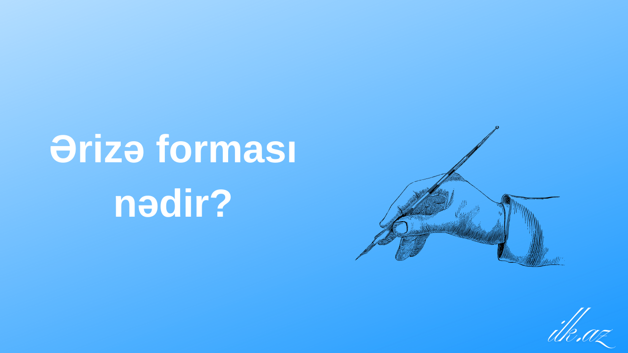 Ərizə forması