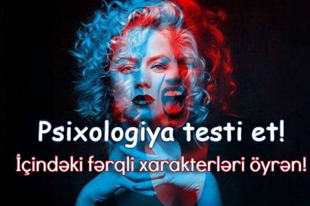 8 suallıq Psixologiya testinə görə neçə xarakterin var?