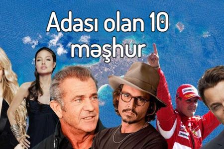 Adası olan 10 məşhur