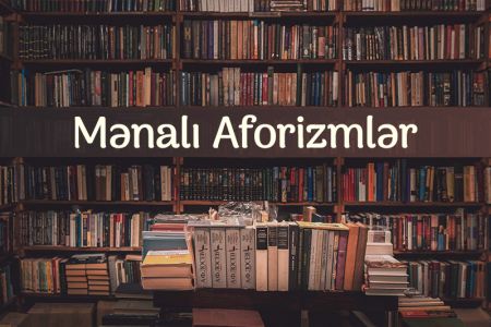 Bir-birindən Gözəl Mənalı Aforizmlər və Sözlər