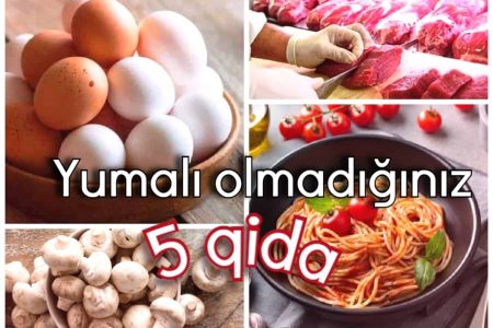 Bişirməzdən əvvəl yumağa ehtiyac olmayan 5 qida