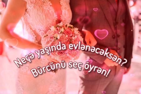 Bürcün sənə neçə yaşında evlənməli olduğunu söyləyir