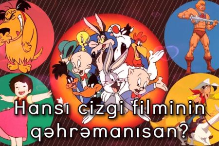 Hansı cizgi filminin qəhrəmanısan?