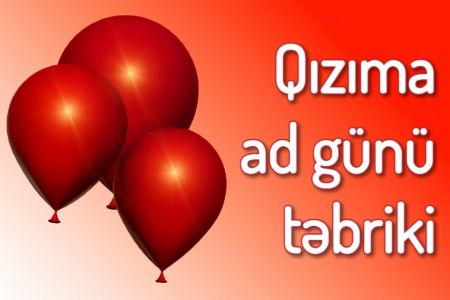 Qızıma ad günü təbrikləri 2024