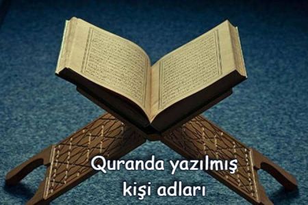 Quranda yazılmış kişi adları