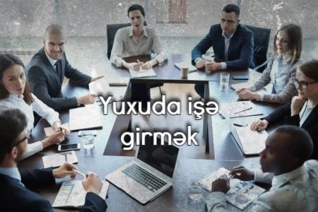 Yuxuda işə girdiyini görmək nə anlama gəlir?