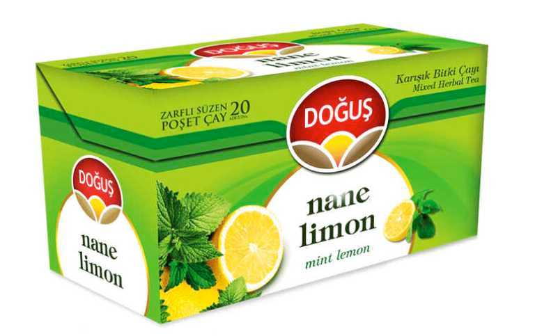 Doğuş nanə limonlu bitki çayı