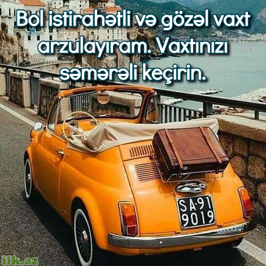 Mənalı tətil sözləri