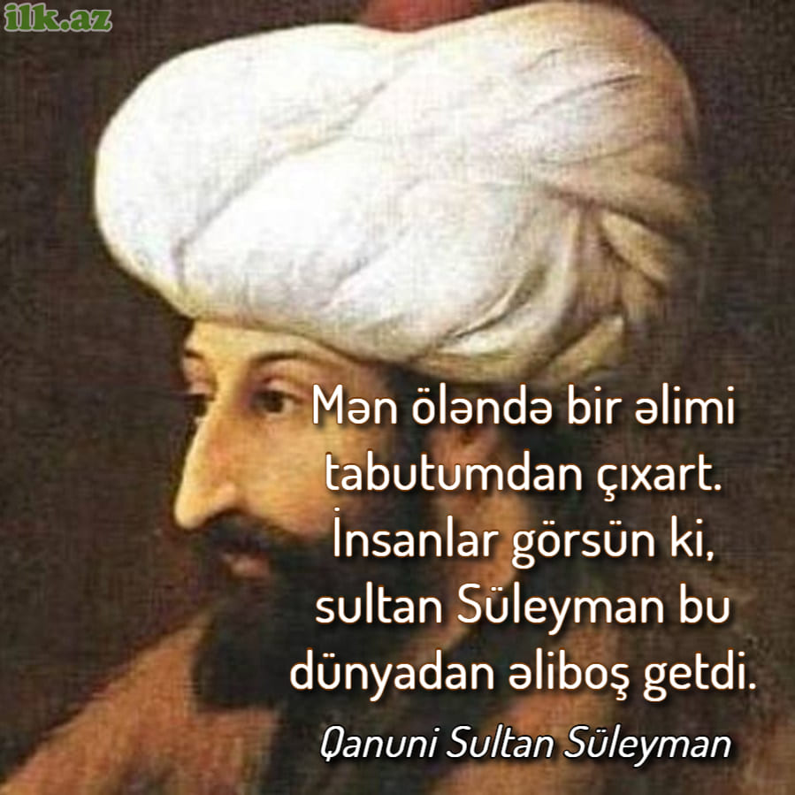 Məşhur şəxslərin dediyi sözlər