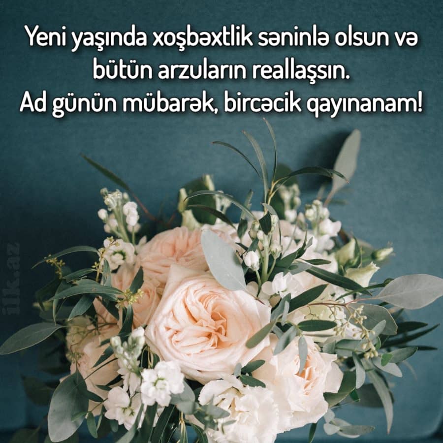 Qayınana ad günün mübarək