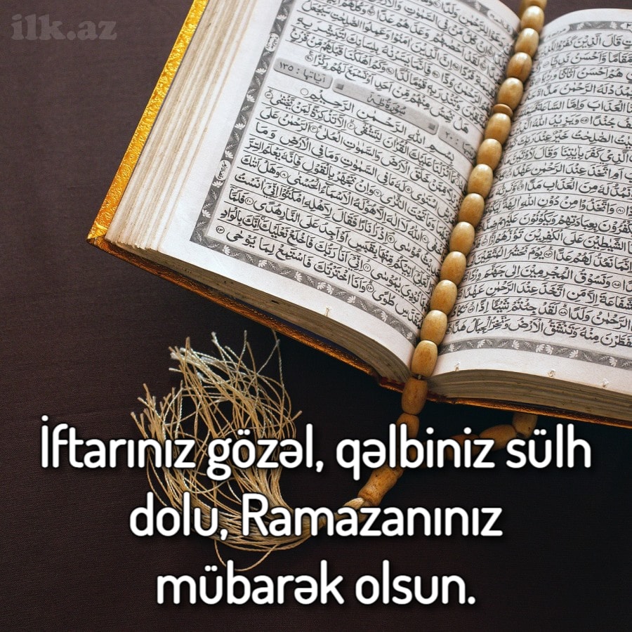 Ramazanınız mübarək olsun