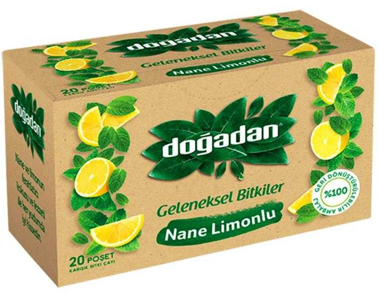 Təbiətdən nanəli limonlu çay