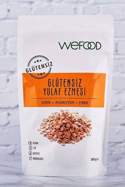 Wefood qlutensiz yulaf əzməsi