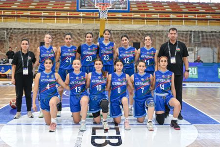 Avropa çempionatı: Azərbaycanın qızlardan ibarət basketbol millisi yarımfinalda