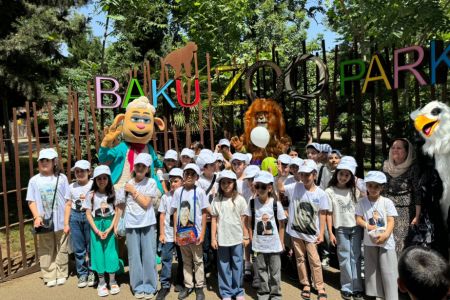 Bakı Zooloji Parkında “Uşaqların Beynəlxalq Müdafiəsi Günü”nə həsr edilmiş “Gələcək uşaqlara məxsusdur” adlı şənlik təşkil olunub