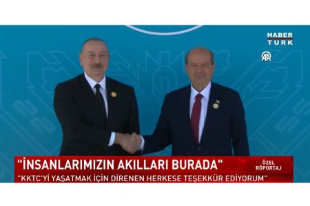 Ersin Tatar: Prezident İlham Əliyev Şimali Kiprə münasibətdə siyasi rəşadət nümayiş etdirdi