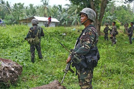 Filippində baş verən qarşıdurmada 2 əsgər ölüb, 4-ü yaralanıb