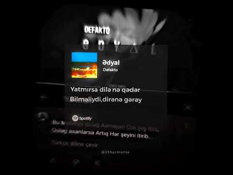 Defakto-Ədyal | Lyrics edit